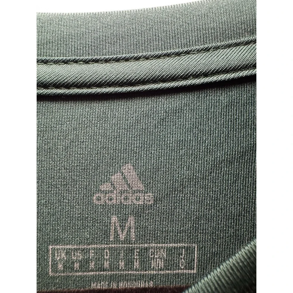 Adidas Miami Hurricanes Baseball Shirt Mens M Green Orange Graphic Tee NCAA